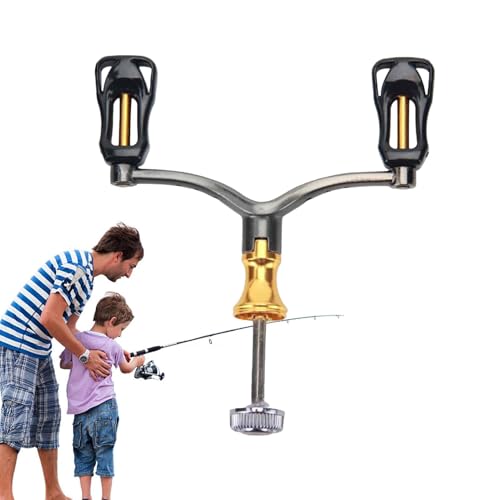 Wezalget Repuesto de Mango de Carrete de, Mango de Carrete de, Piezas de Repuesto para carretes de Cebo, Asas de Carrete de de Repuesto, Carrete de aleación de Aluminio para