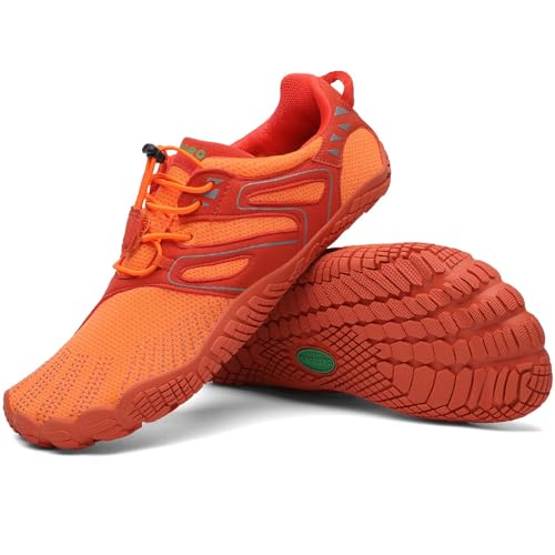 Saguaro Zapatillas Barefoot Hombre Zapatillas Minimalistas Mujer Five Fingers Zapatos Minimalistas, Vitality Iv - Zapatos Barefoot Naranja Gigantes,Gr.41 Saguaro Zapatillas Barefoot Hombre Zapatillas Minimalistas Mujer Five Fingers Zapatos Minimalistas, Vitality Iv - Zapatos Barefoot Naranja Gigantes,Gr.41