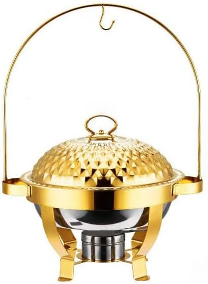 Stainless Steel Chafing Dish Buffet Set - Food Warmer with Hanging Frame for Weddings, Parties, Banquets & Holiday Catering - Elegant Serving Solution