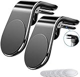 Magnetic Phone Car Mount (2 Pack) 5N52 Car Phone Mount Magnets Hands Free Universal Smart GPS Cell Phone Holder for Car Air Vent Mount for iPhone 11 Pro XS X 8 7 Plus Samsung Galaxy S10 S9 S8 Note 10