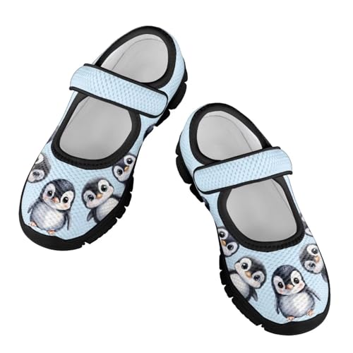 Kids Girls Mesh Casual Flats Shoes Breathable Travel Walking Shoes Comfort Non Slip Tennis Shoes with Hook and Loop US 11-15