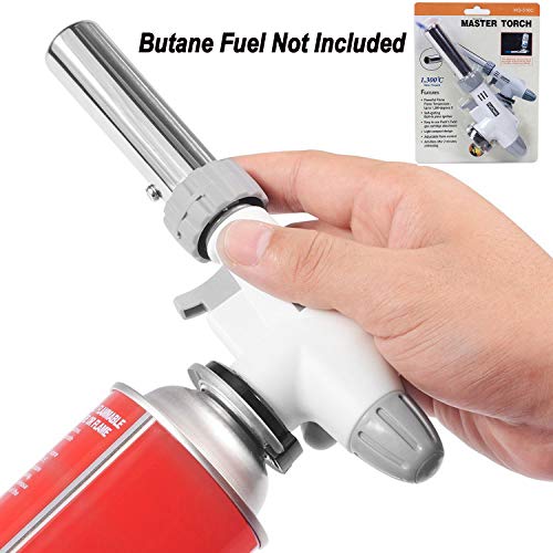 Butane-Torch-Kitchen-Blow-Lighter-Culinary-Torches-Chef-Cooking-Professional-Adjustable-Flame-with-Reverse-Use-for-Creme-Brulee-BBQ-Baking-Jewelry-by-FunOwlet-Butane-Fuel-Not-Included