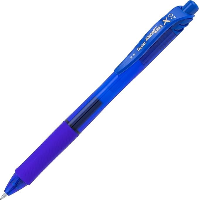 Pentel EnerGel-X Bolígrafo Retráctil Azul Gel miniatura 2
