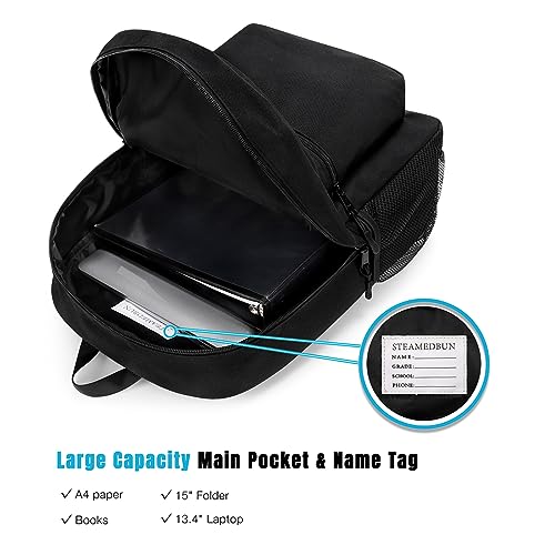 Image of STEAMEDBUN Kids Backpack for Boys,Kindergarten Backpack for Toddler Boys Age 3-6