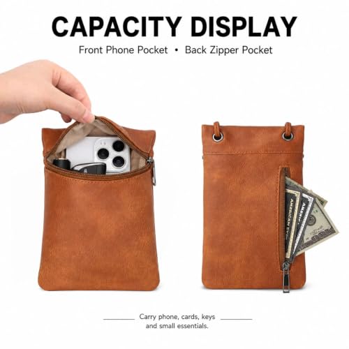 Image of Small Crossbody Women Cell Phone Purse Wallet Bag With Shoulder Strap