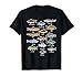 Types Of Freshwater Fish Species Fishing T-Shirt