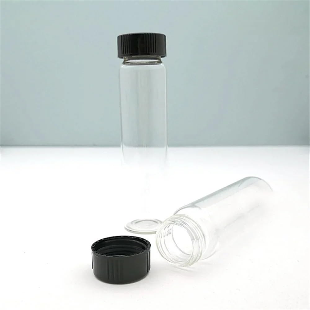 Frasco de vidrio transparente de 2 ml a 60 ml for reactivo de laboratorio, frasco pequeño transparente for experimentos(5ml 100pcs)