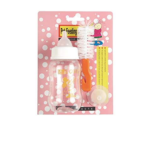 TAIYO PLUSS DISCOVERY® Pet Feeding Bottle, Size: (13X4 CM) (LXH), Pet Nursing Feeding Bottle with Cleaning Brush & Replacement Nipple, Suitable for Puppies, Kittens & Baby Small Animals (150 ML) (B08V5BLSSR) Amazon Price History, Amazon Price Tracker