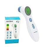 Concentric Health Alliance Sejoy Forehead Thermometer, Infrared Thermal Scanner for Body Temperature, Thermometer for Adults and Kids with Fever Alarm, 2-in-1 Contactless Thermometer