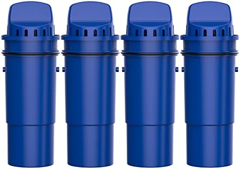 Waterdrop Replacement for Pur® Water Filter, CRF-950Z NSF Certified Pitcher Water Filter, Compatible with Pur® Pitchers and Dispensers PPT700W, CR-1100C and PPF951K Water Filter, Pack of 4