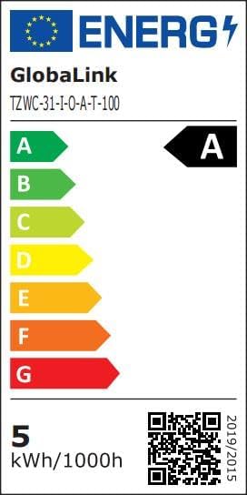 GlobaLink Karácsonyi Ablakdísz Fényfüggöny 3m 100 LED - Időzítővel, 10 Figurával, 8 Világítási Móddal, IP65 Vízálló, Beltéri-Kültéri Meleg F