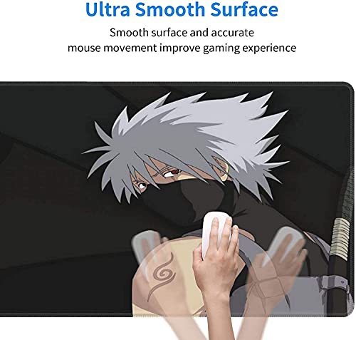 Smaige Xxl Extended Gaming Mouse Mat/Pad - Large, Wide (Long) Mousepad, Stitched Edges | 27.6"X11.8"X0.08" Dimensions-Anime Desigen For Men Boys #TOP4