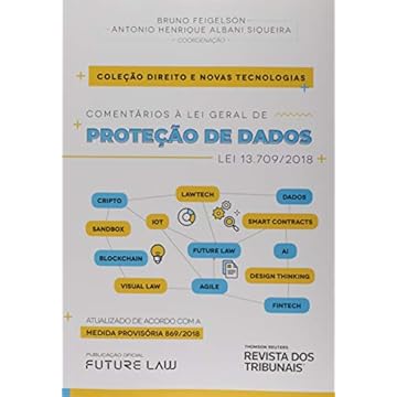 Capa do livro Comentários À Lei Geral De Proteção De Dados Lei 13.709/2018