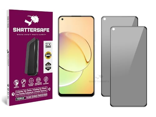 Image of Anti-Spy Privacy Tempered Glass Compatible For Realme 10 4G / 11 4G [Pack of 2]. 9H Hardness, Anti-Scratch, Edge-to-Edge Protection With Easy Installation Kit & Case Friendly Fit.