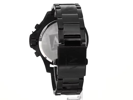 A|X Armani Exchange Men's Chronograph Black Stainless Steel