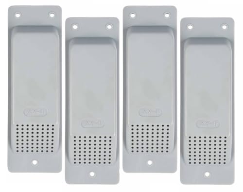 Évent conteneur expédition Mytee, 4 pcs, gris clair