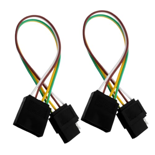 GANAZONO 2piezas Cables De Remolque De Núcleos con De Luz Trasera Accesorios De Remolque De para Kit De Cableado De Trailers De