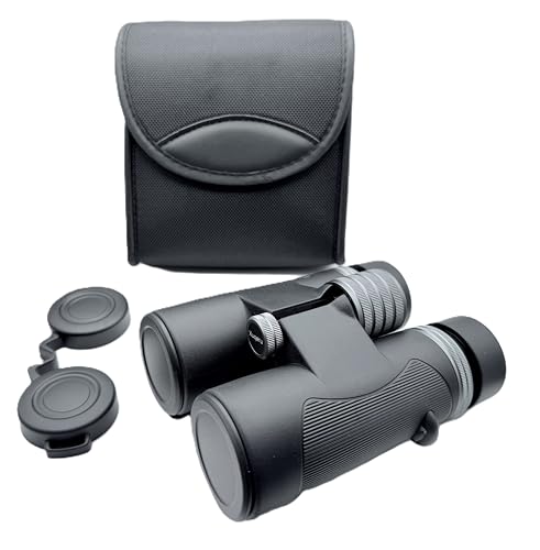 Xuqeru Compact Binoculars 10x42 ED for Monovision Users w/Dual Diopter Adjustment Rings Extra-Low Dispersion Glass. Diopter Adjustment Rings on Both eyepieces for monovision Users. Premium Optics.