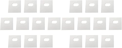 DOITOOL Adhesivos de reparación de persianas verticales, 20 piezas, parches de reparación de cortinas, película ciega, pompones, verticales,