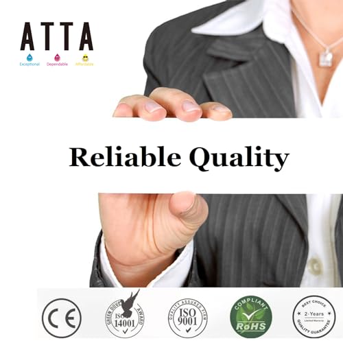 ATTA 31 32XL Ink Bottle Set Replacement for HP 32XL 31 Ink Work for Smart Tank 7005 5107 5105 7301 7001 7602 5000 5101 5102 Plus 550 555 457 450 All-in-One Ink-Tank (135ML 32XL Black, 70ML 31 Color) - Image 8