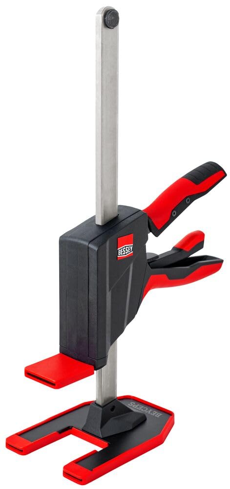 BESSEY BEYCEPS BEY23 - Herramienta de montaje con una sola mano, elevación/expansión de 5 a 230 mm, tensores 170-390 mm, trabajos de montaje con hasta 180 kg de fuerza de elevación, herramienta de