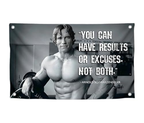 3x5 Ft Schwarzenegger Polyester Flag - "You Can Have Results