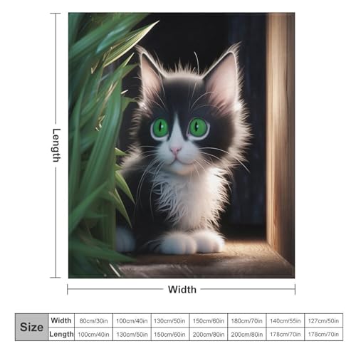Couverture animal chat grand format pour des soirées cocooning sur le canapé - 6