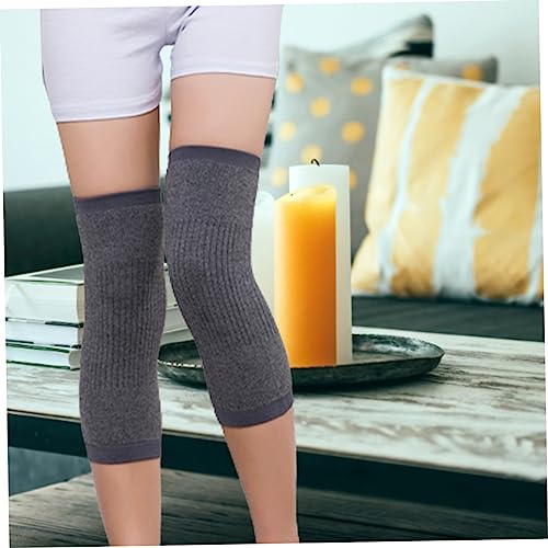 Womens Mens Winter Knee Brace Leg Knee Warmers Sleeve Wrap Stretchy Thermal Thick Cashmere Wool Knee Pad Support 1 pair for Sports2