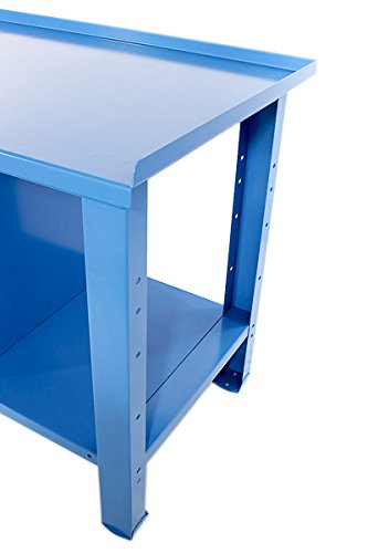 SOGI X3B-10_b BANCO DA LAVORO L 1,5 MT CON PIANO IN ACCIAIO + ANTA E CASSETTO SERIE PROFESSIONALE INDUSTRIA