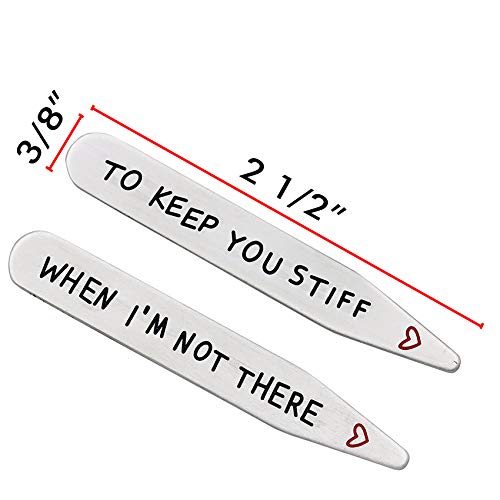 Melix Home To Keep You Stiff When I'm Not There Collar Stay (White) #TOP1