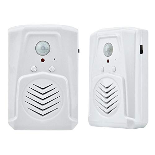 USB MP3-Bewegungssensor-Türklingel, Infrarot-Induktions-Türklingel-Bewegungssensor-Alarm MP3-Audio-Player, Batterie-/USB-Stromversorgung, einstellbare