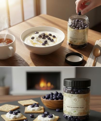 Image of EATYUMM Dried Blueberry Plum, Dried Mix, Natural Dried Fruits, Sweet & Juicy Berries, Rich in Antioxidants, Healthy Snack for Kids & Adults (100grams)