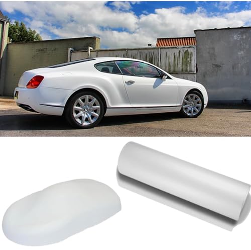 Image of WALLMATE Car Vinyls Matte Car Wrap Sheet Vinyl roll Film Sticker Air Release Decal Car Bike Wrap Sheet (20x38 (Inch), White Matte)