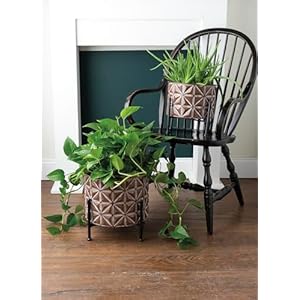 Primitives by Kathy Geometric Planter Stand Set Primitives by Kathy Geometric Planter Stand Set