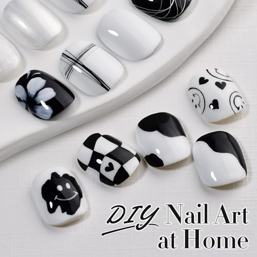 Double Rhythm 15ML Gel Nail Polish Pure Sheer Same Color Same Bottle Soak Off Gel Polish Art Manicure Salon DIY at Home for Women (White-A1093)