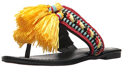 Circus NY Women's Bella Sandal, black/multi, 8.5 Medium US