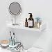 Laigoo Floating Shelf Adhesive Wall Mounted Non-Drilling, U Bathroom Organizer Display Picture Ledge Shelf for Home Decor/Kitchen/Bathroom Storage-LPL03(L)