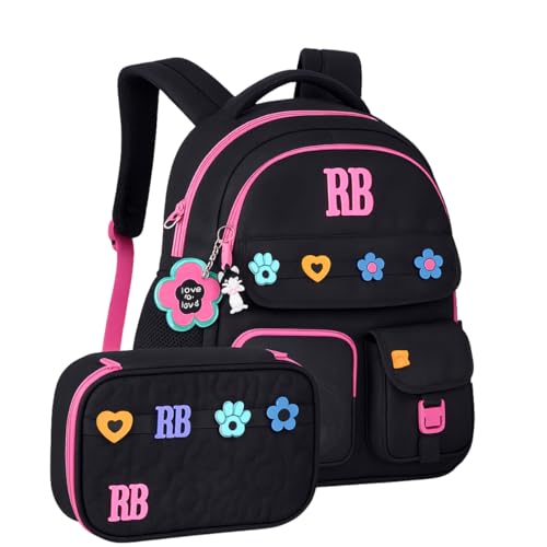 Kit Mochila Costas, Lancheira e Estojo Rebecca Bonbon Jeans - Clio Style (PRETO)