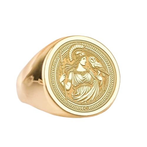 Chevalière ronde 15 x 15 mm robuste contre le ternissement