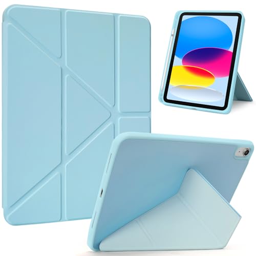 iPad第10世代薄型青タブレット スタンド機能付き Amazon.co.jp: iPad 11世代 A16 / 10世代 ケース 2025 / 2022 11