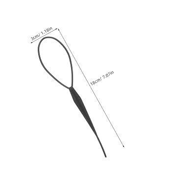 FOMIYES 2 Pcs Hair Accessories Crochet Tools Braiding Hair Accessories Topsy Tail Hair Styling Accessories Girl Hair Accessories Braid Hairstyles Crochet Braids Hairstyle Maker Bun