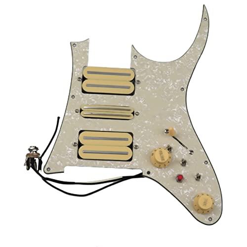 Pickuations De Guitare Pickguard Pré-programmées Humbucker Pickups Alnico 5 Hsh 4c Ensemble De Coupe À Push-Tire du… - Les Beatles, Paul McCartney, John Lennon, RIngo Starr, George Harrison Pickuations De Guitare Pickguard Pré-programmées Humbucker Pickups Alnico 5 Hsh 4c Ensemble De Coupe À Push-Tire du…