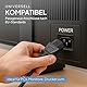 SEPO Kaltgerätekabel [1m/2m/3m/5m] – CEE 7/7 auf IEC C13 – 0,75mm² Stromkabel – PC, Monitor, Beamer, TV, Drucker – Netzkabel mit Schutzkontaktstecker – CE & RoHS Zertifiziert