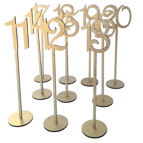 Numéros de table pour guider les invités de mariage facilement