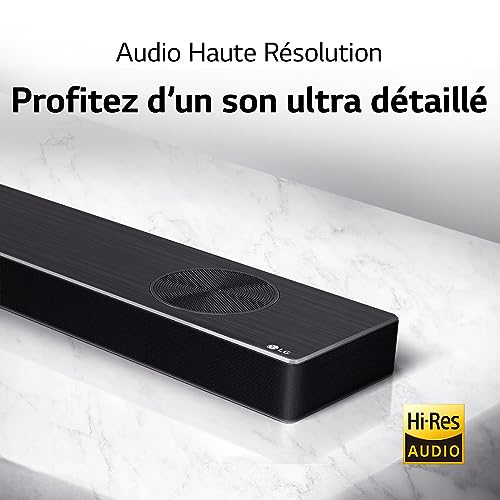LG Barre de Son SP9YA 5.1.2 ch | | Dolby Atmos | DTS : X | Hi Res Audio | Meridian | HDMI eARC - vue 7