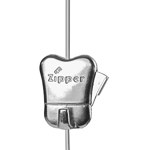 Picture hooks Zipper up to 10kg payload for gallery rails