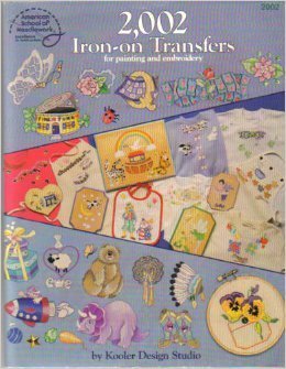 Paperback 2,002 Iron-on Transfers for Painting and Embroidery Book