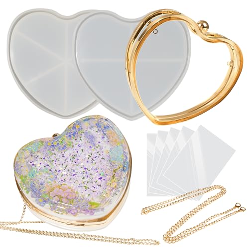 FUNSHOWCASE Resin Shaker Mold Clutch Purse Complete Kits of 9