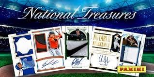 2024 Panini National Treasures Football Hobby Box – 8 Autograph or Memorabilia Cards – Factory Sealed NFL Trading Cards