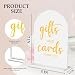 Cards And Gifts Sign, Arch Acrylic Wedding Sign, 5x7 Inch, Wedding Sign Decoration for Wedding Reception & Event Party Table, Bridal Shower Baby Shower Favors for Guests